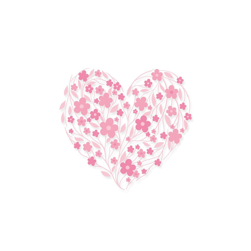Afbeelding laden in galerijviewer, Sizzix • layered clear stamp set blossom heart 3pieces
