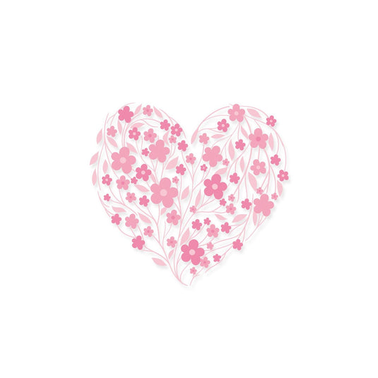 Sizzix • layered clear stamp set blossom heart 3pieces