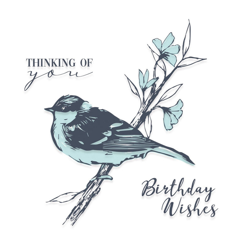 Afbeelding laden in galerijviewer, Sizzix • layered clear stamps summer bird 4stuks
