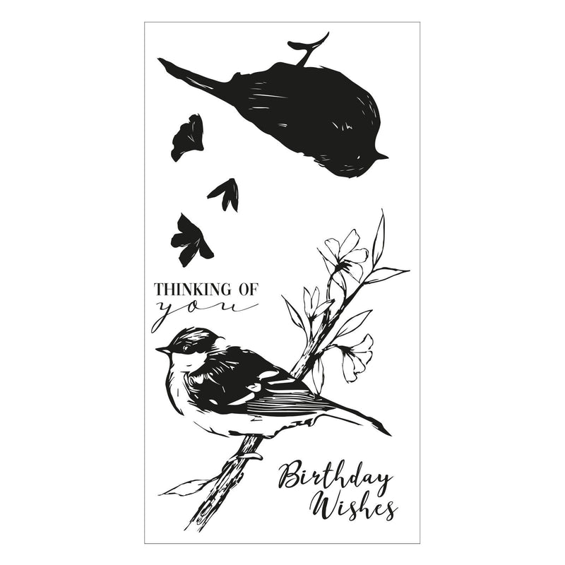 Afbeelding laden in galerijviewer, Sizzix • layered clear stamps summer bird 4stuks
