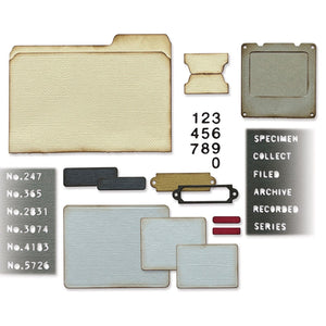 Sizzix • tim holtz thinlits die set specimen 54pcs