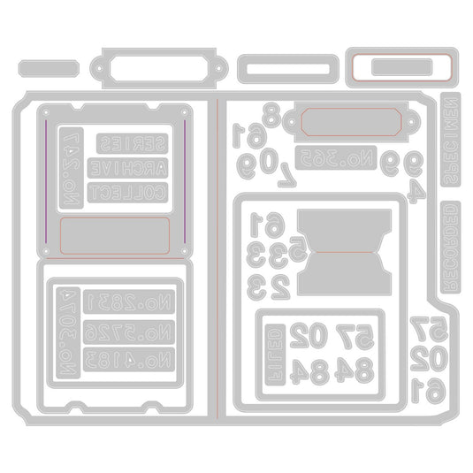 Sizzix • tim holtz thinlits die set specimen 54pcs