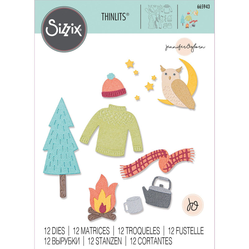 Afbeelding laden in galerijviewer, Sizzix • thinlits die set cozy woodland

