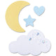 Sizzix • bigz l die moon cloud