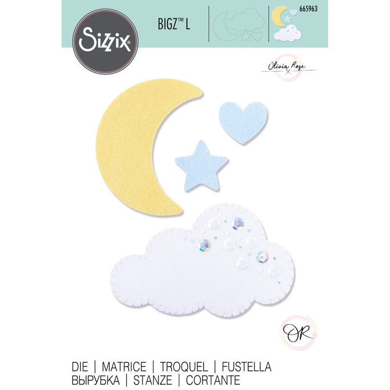 Afbeelding laden in galerijviewer, Sizzix • bigz l die moon cloud
