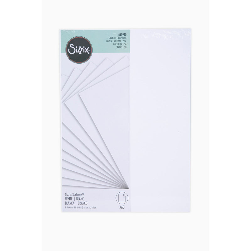 Afbeelding laden in galerijviewer, Sizzix • surfacez cardstock a4 white 60 vellen
