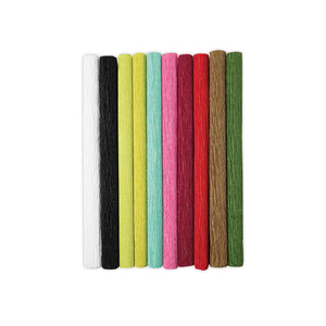 Sizzix • surfacez crepe paper, 12x24 10 sheets festive