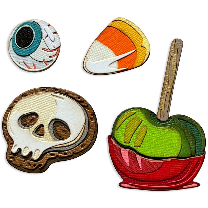 Afbeelding laden in galerijviewer, Sizzix • tim holtz thinlits die set trick or treat colorize
