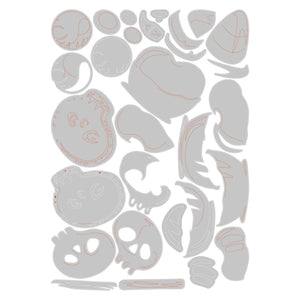 Sizzix • tim holtz thinlits die set trick or treat colorize