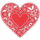 Sizzix • thinlits die set doily heart