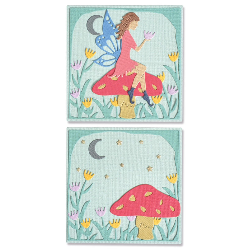 Afbeelding laden in galerijviewer, Sizzix • thinlits die set fairy scene
