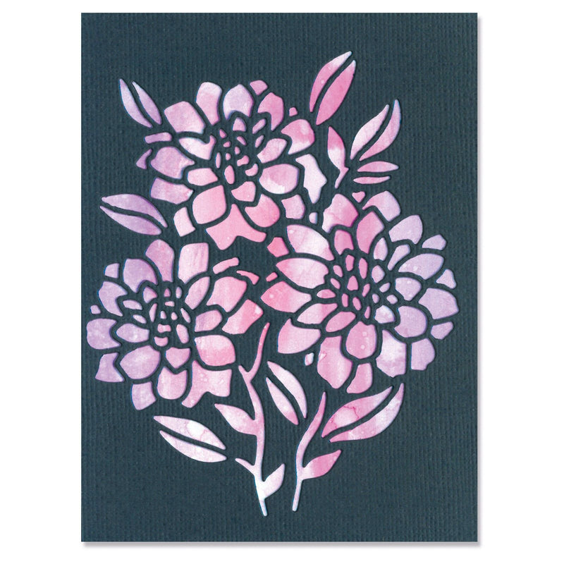 Afbeelding laden in galerijviewer, Sizzix • thinlits die set negative florals
