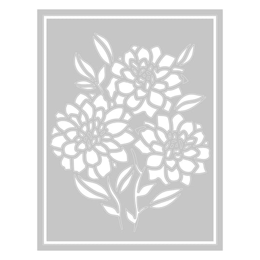 Sizzix • thinlits die set negative florals