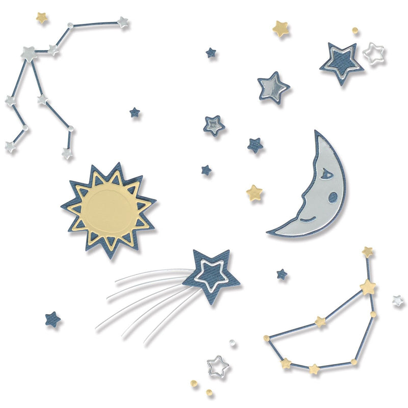 Afbeelding laden in galerijviewer, Sizzix • thinlits die set night light
