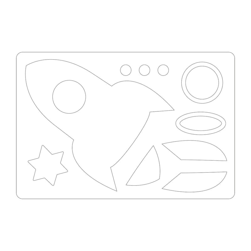 Afbeelding laden in galerijviewer, Sizzix • bigz l die space rocket
