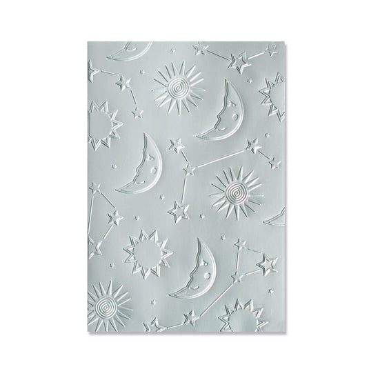 Sizzix • multi-level textured impressions embossing folder moon light