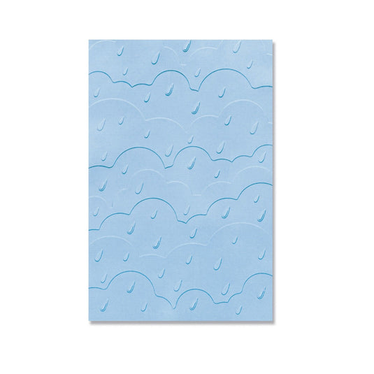 Sizzix • multi-level textured impressions embossing folder rain clouds