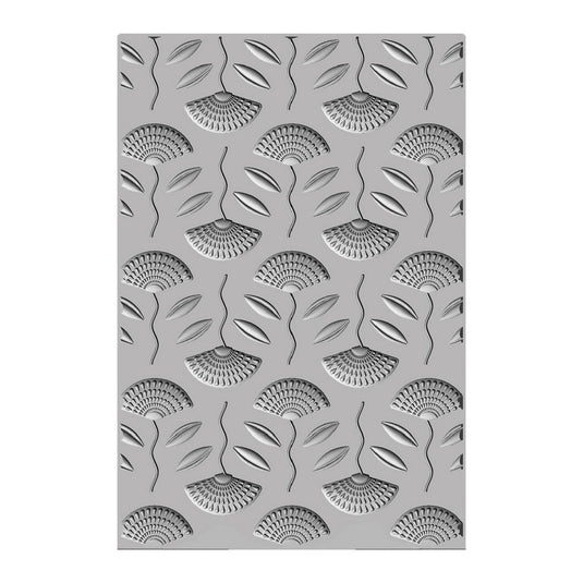 Sizzix • 3-d textured impressions embossing folder quirky florals