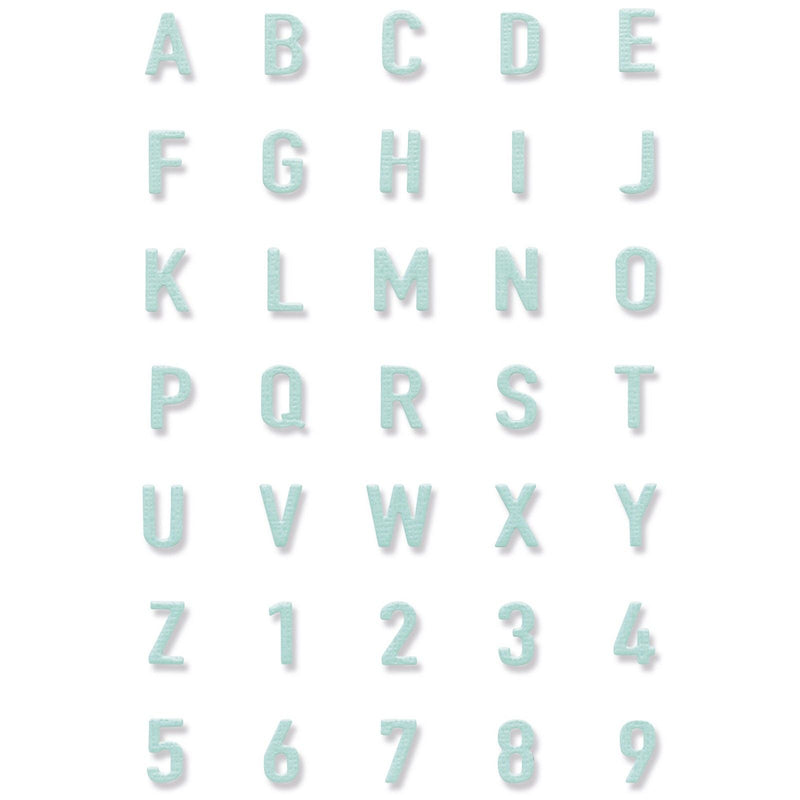 Afbeelding laden in galerijviewer, Sizzix • thinlits die tile alphanumeric
