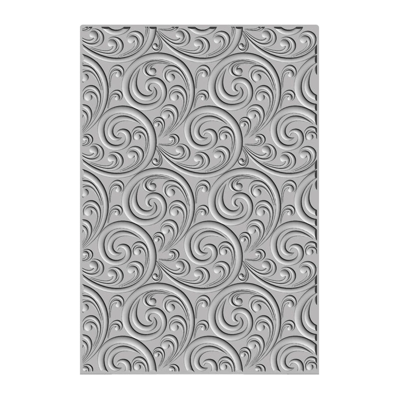 Afbeelding laden in galerijviewer, Sizzix • 3-d textured impressions embossing folder ornamental spiral

