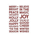 Sizzix • tim holtz thinlits die set bold text christmas 9pcs