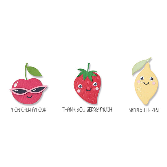 Sizzix • thinlits die set fruity friends