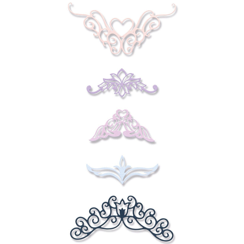 Afbeelding laden in galerijviewer, Sizzix • thinlits die set fanciful corners 5stuks
