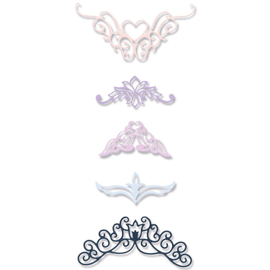 Sizzix • thinlits die set fanciful corners 5stuks