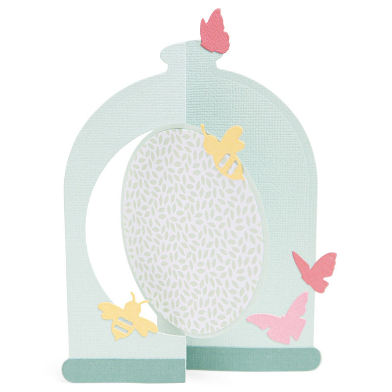 Afbeelding laden in galerijviewer, Sizzix • thinlits die set card, bell jar by jen long
