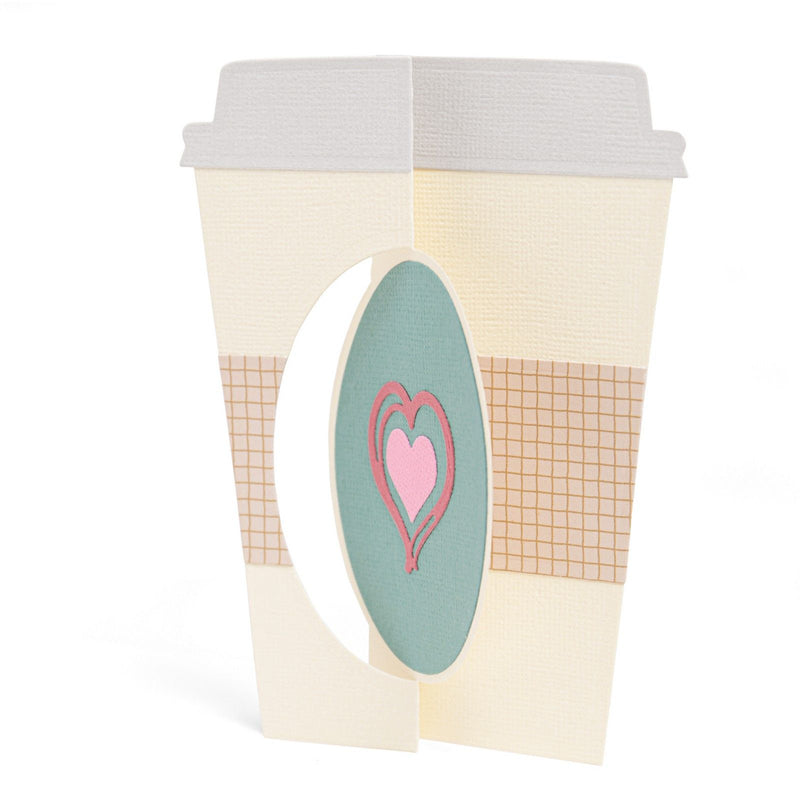 Afbeelding laden in galerijviewer, Sizzix • thinlits die set card café 8stuks
