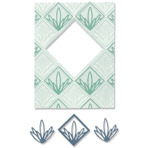 Sizzix • 3-d impresslits embossing folder ornate frame