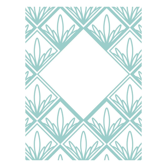 Sizzix • 3-d impresslits embossing folder ornate frame