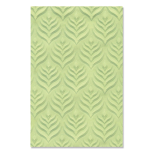 Sizzix • multi-level textured impressions embossing folder palm repeat