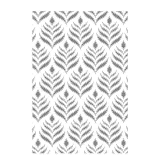 Sizzix • multi-level textured impressions embossing folder palm repeat