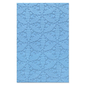 Sizzix • 3-d textured impressions embossing folder tablecloth