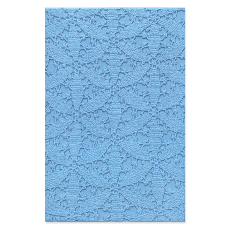 Afbeelding laden in galerijviewer, Sizzix • 3-d textured impressions embossing folder tablecloth
