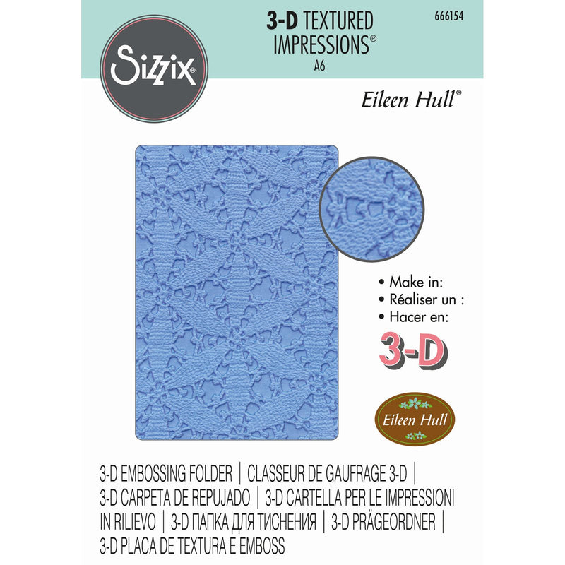 Afbeelding laden in galerijviewer, Sizzix • 3-d textured impressions embossing folder tablecloth
