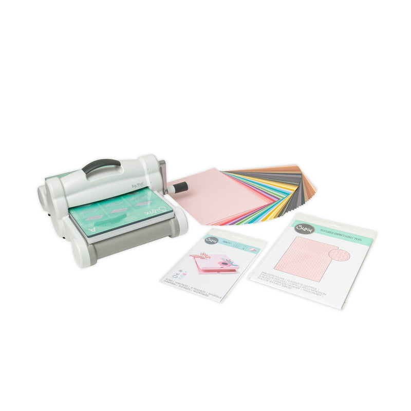 Afbeelding laden in galerijviewer, Sizzix • big shot plus a4 starter kit white gray
