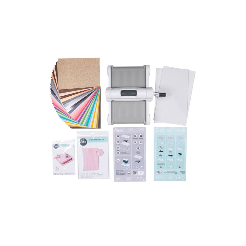 Afbeelding laden in galerijviewer, Sizzix • big shot plus a4 starter kit white gray
