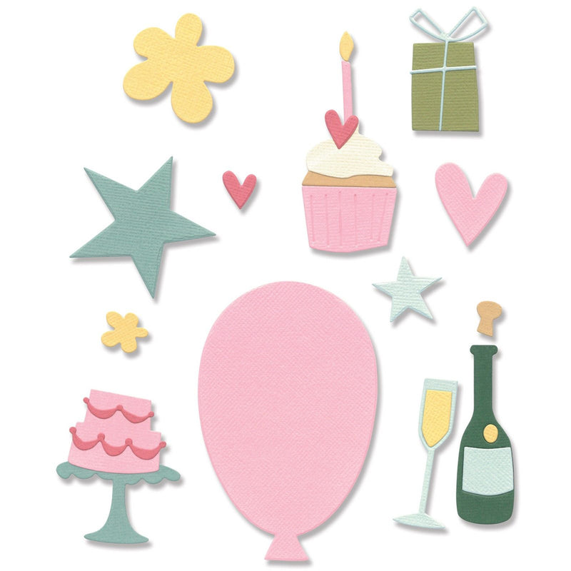 Afbeelding laden in galerijviewer, Sizzix • thinlits die set fabulous everyday shapes by debi potter
