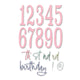 Sizzix • thinlits die set fabulous birthday numbers by debi potter