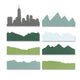 Sizzix • thinlits die set skyline silhouettes by josh griffiths