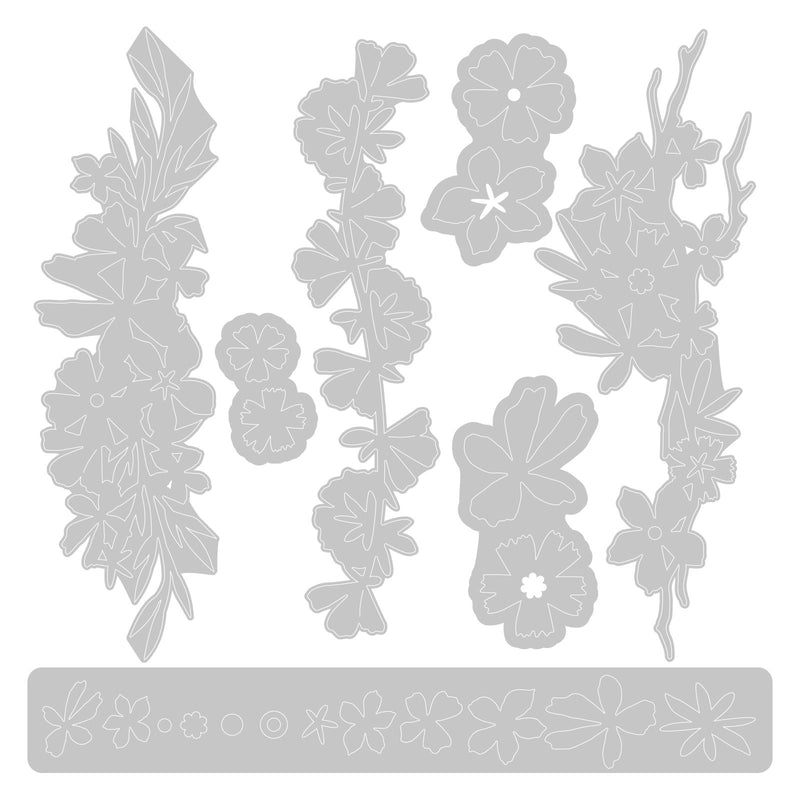 Afbeelding laden in galerijviewer, Sizzix • thinlits die set woodland borders 7pcs
