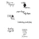 Sizzix • clear stamps set wings out by olivia rose