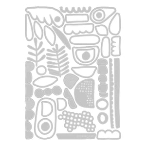 Sizzix • tim holtz thinlits die set abstract elements 43pcs