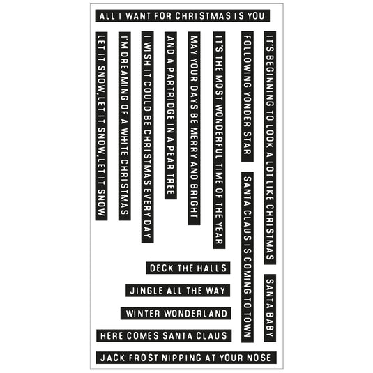 Sizzix • clear stamps seasonal vibes