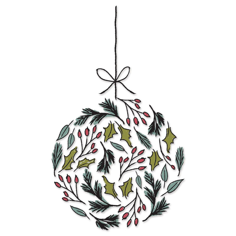 Afbeelding laden in galerijviewer, Sizzix • layered clear stamps leafy ornament
