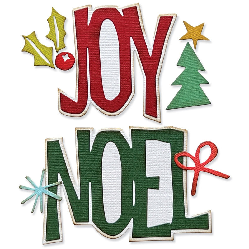 Afbeelding laden in galerijviewer, Sizzix • tim holtz thinlits die set big tidings
