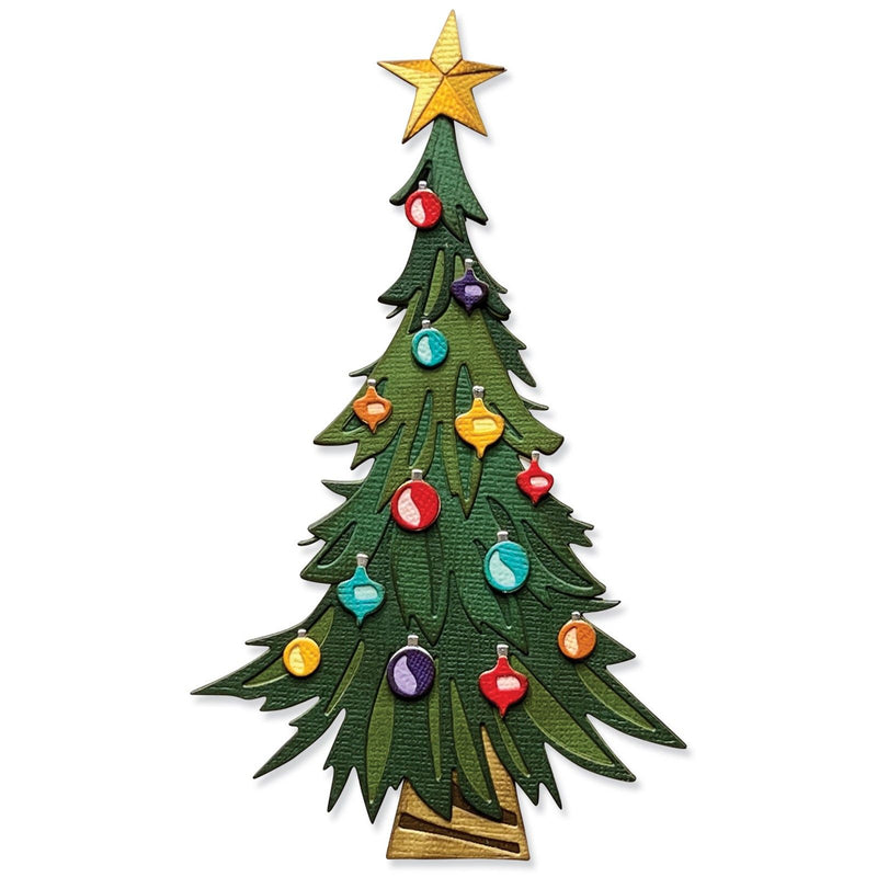 Afbeelding laden in galerijviewer, Sizzix • tim holtz thinlits die set trim a tree colorize

