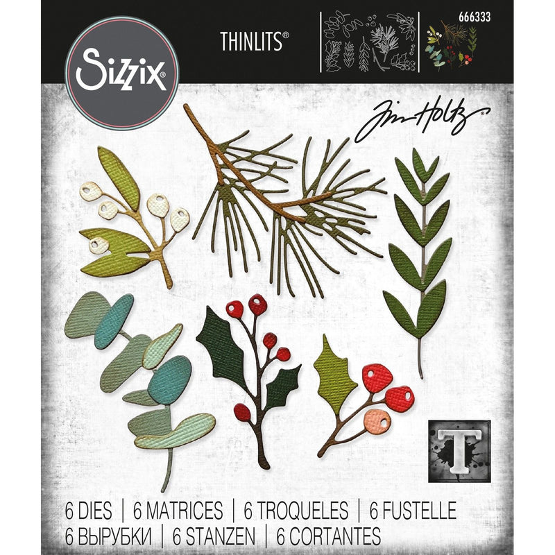Afbeelding laden in galerijviewer, Sizzix • tim holtz thinlits die set festive gatherings
